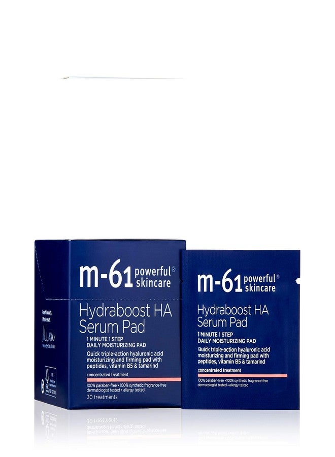 M-61 Hydraboost HA Serum Pad- 30 Treatments- 48 hour moisturizing and firming serum pad with hyaluronic, vitamin B5 & E - Image 1